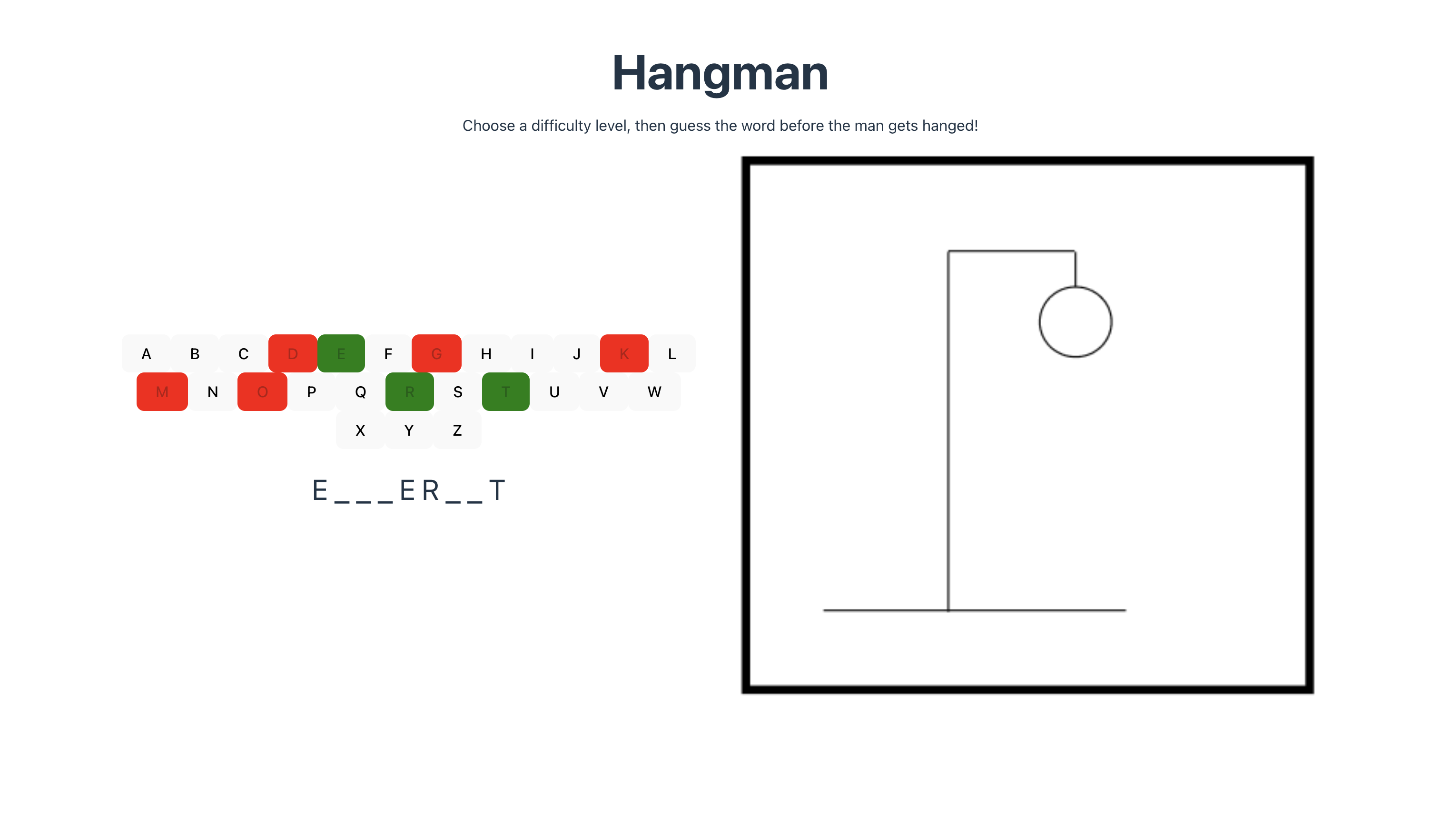 image of Hangman site